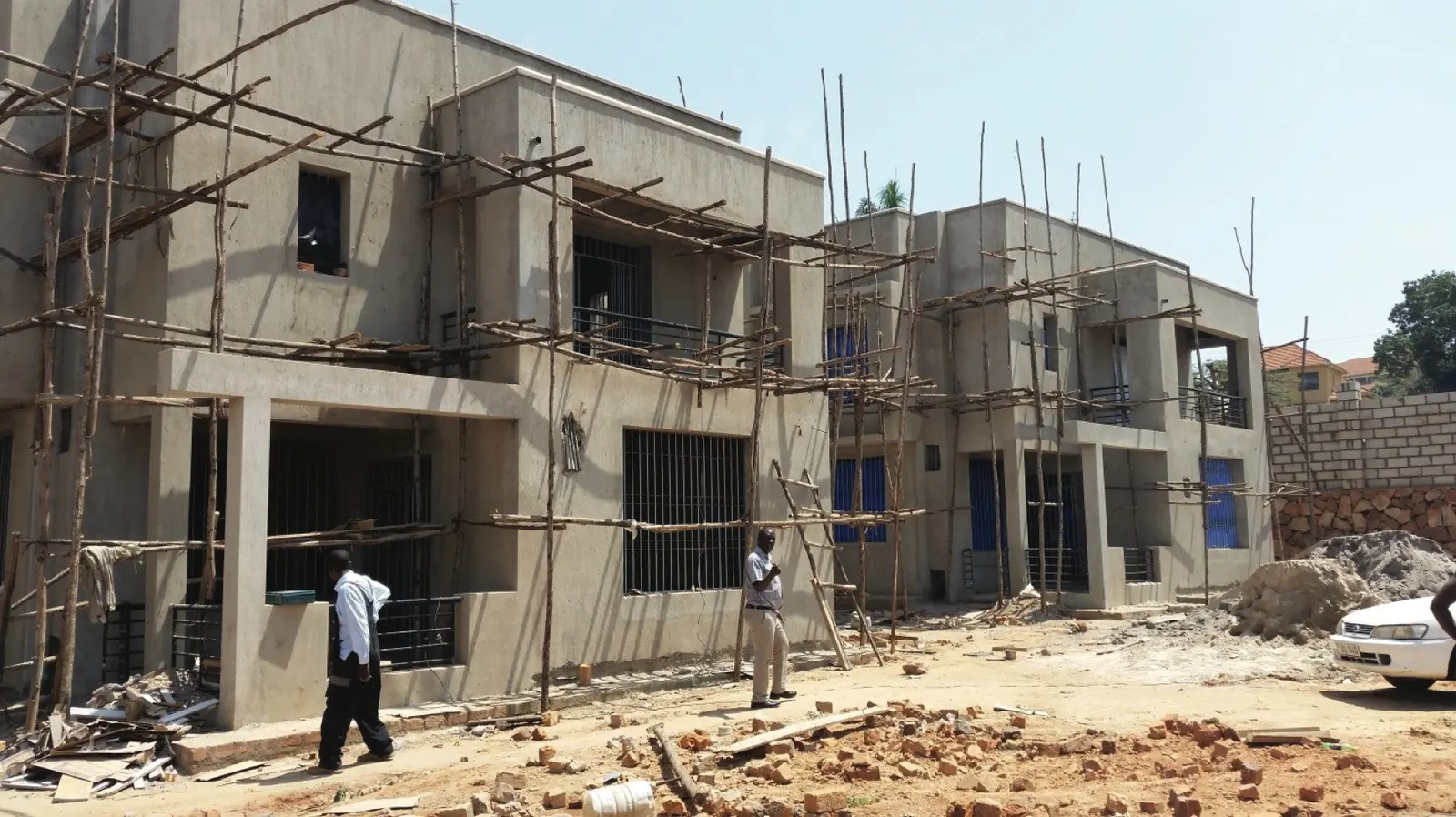 Muyenga apartments in Kampala during construction